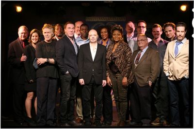 Playwright Rupert Holmes, Ashley Williams, Tom Skerritt, John Douglas Thompson, Patri Photo