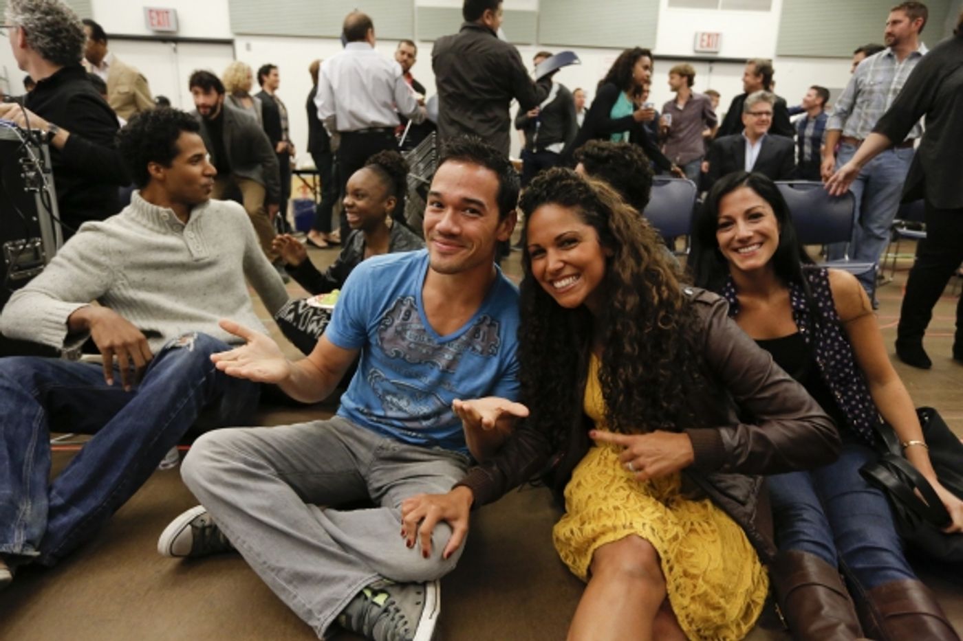 Photo Flash: Adam Jacobs and Courtney Reed to Star in Broadway-Bound ALADDIN; Get a Sneak Peek at Rehearsals in NYC! Image