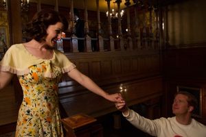 Laura Hall (Hope) and Will Ray (Geoffrey). @ BroadwayWorld Laura Hall (Hope) and Will Ray (Geoffrey). Photo