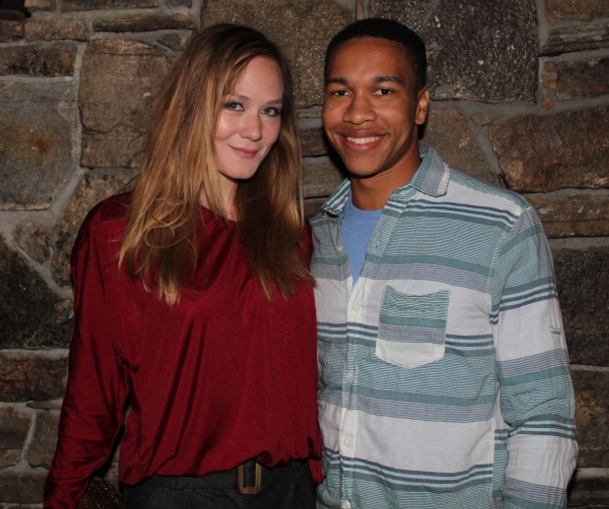 Louisa Krause and Aaron Clifton Moten at 