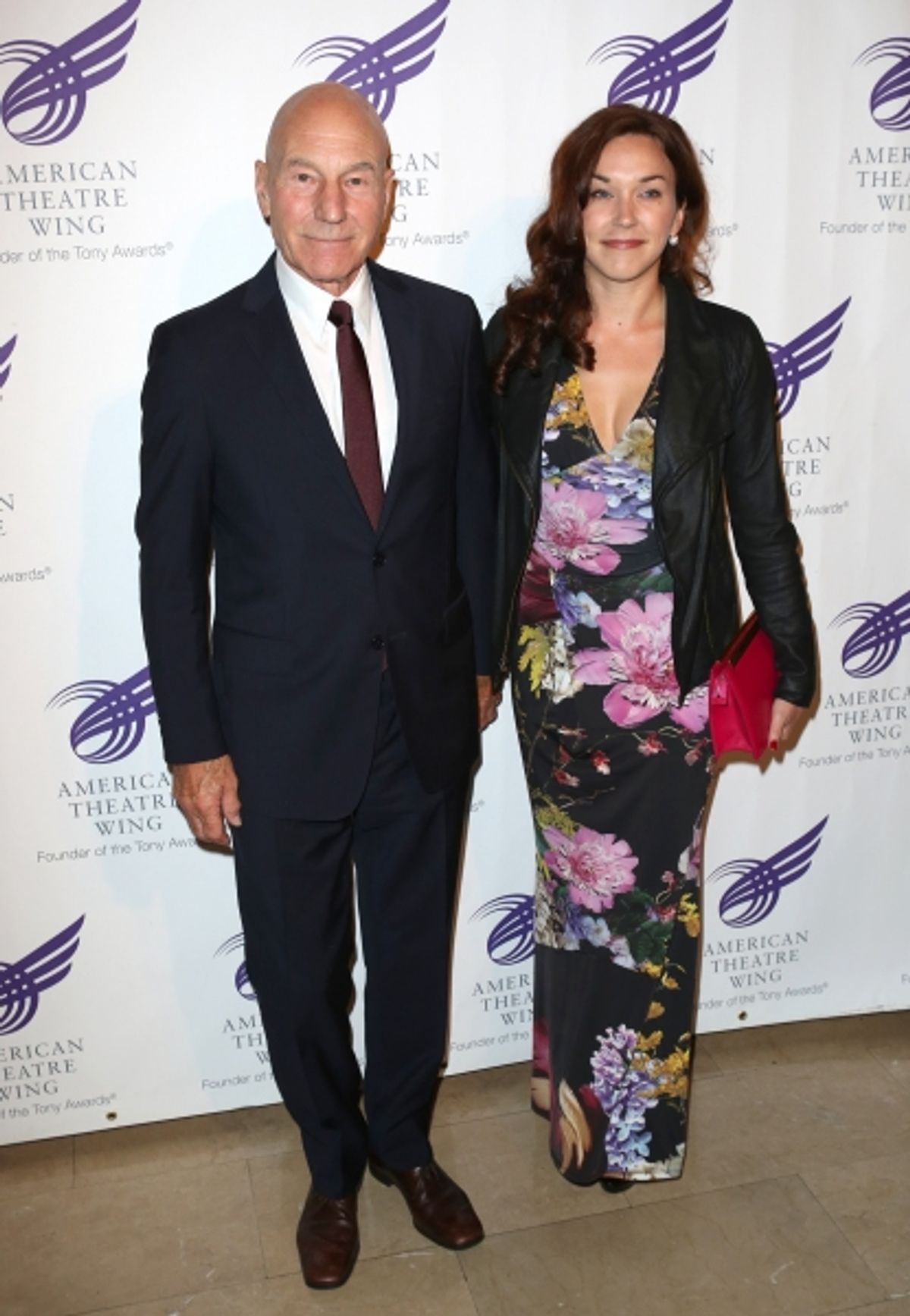 Patrick Stewart with wife Sophie Alexandra Stewart  at 
