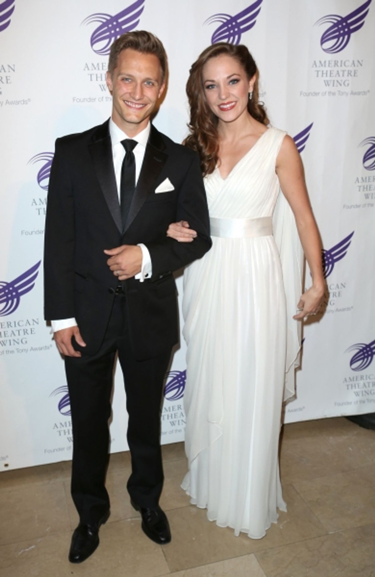 Nathan Johnson and Laura Osnes at 