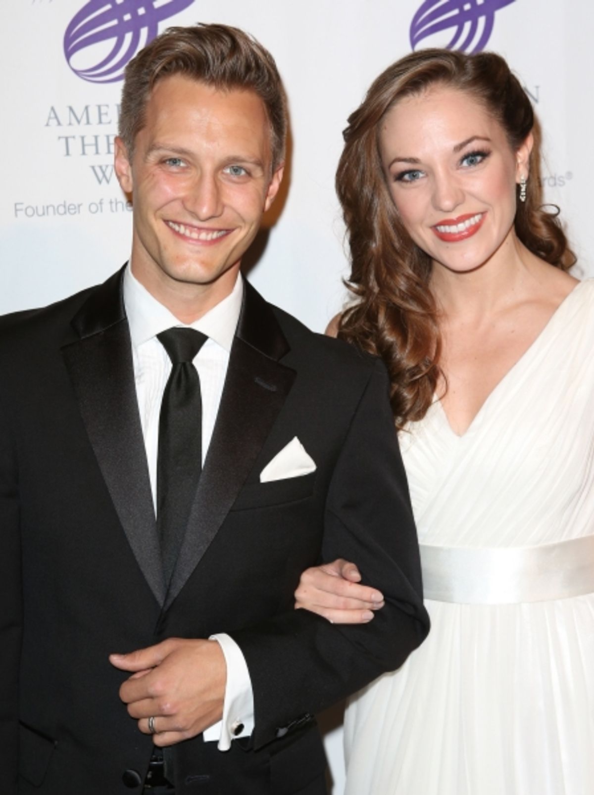 Nathan Johnson and Laura Osnes at 