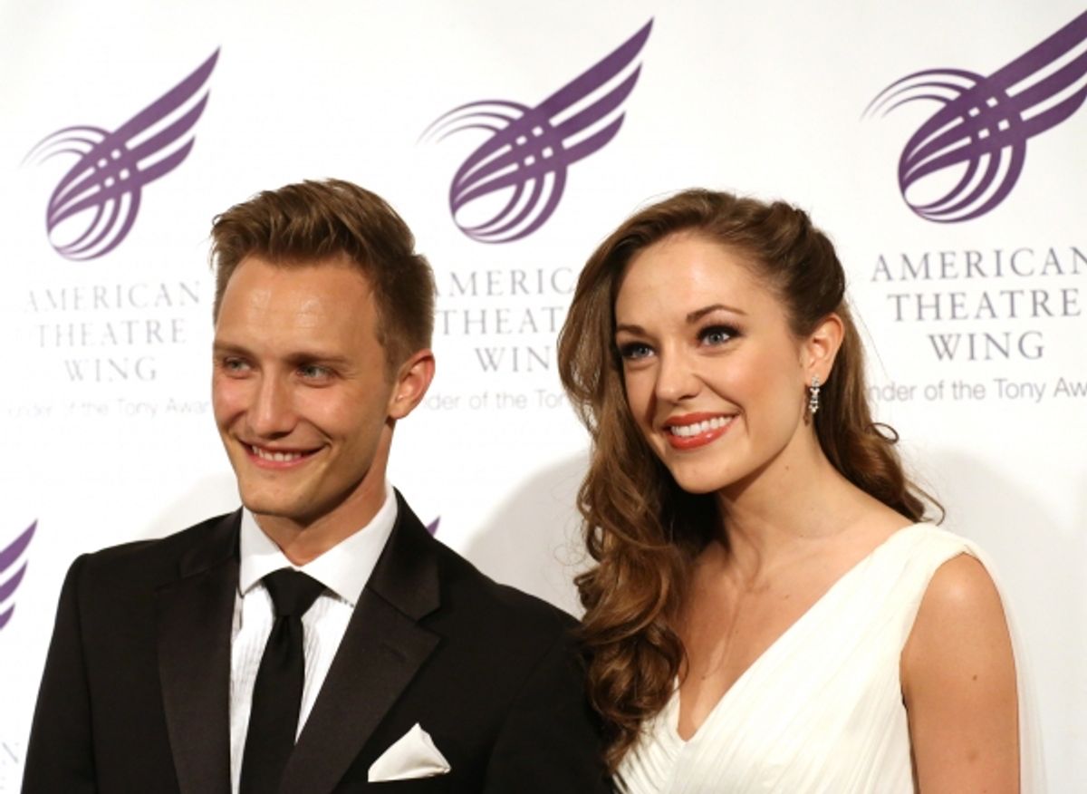 Nathan Johnson and Laura Osnes  at 