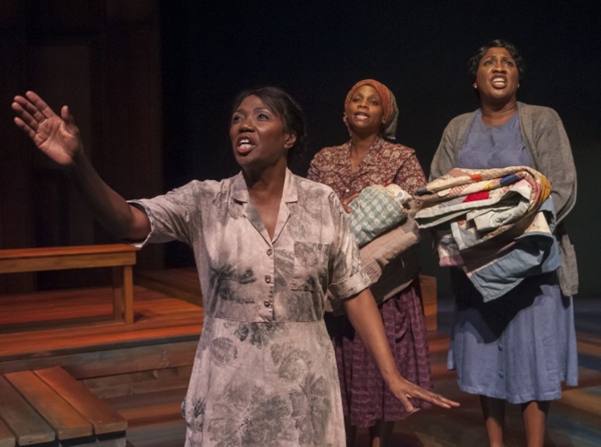 Margo Moorer as Nella, Duyen Washington as Alice, and Roz White as Sadie at 