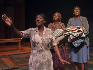 Margo Moorer as Nella, Duyen Washington as Alice, and Roz White as Sadie Photo