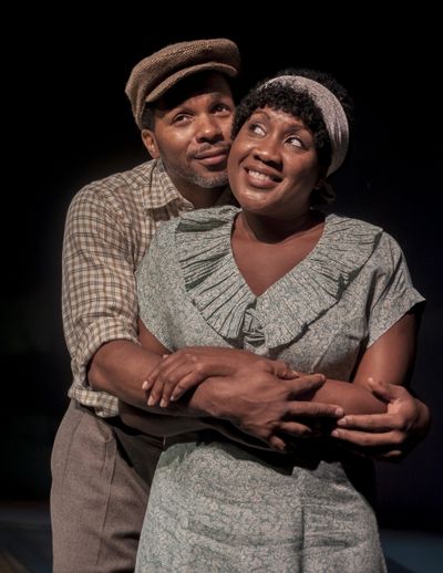 Anthony Manough as Macon and Roz White as Sadie Photo