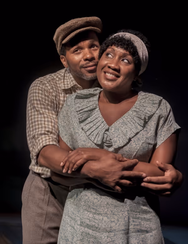 Anthony Manough as Macon and Roz White as Sadie Photo