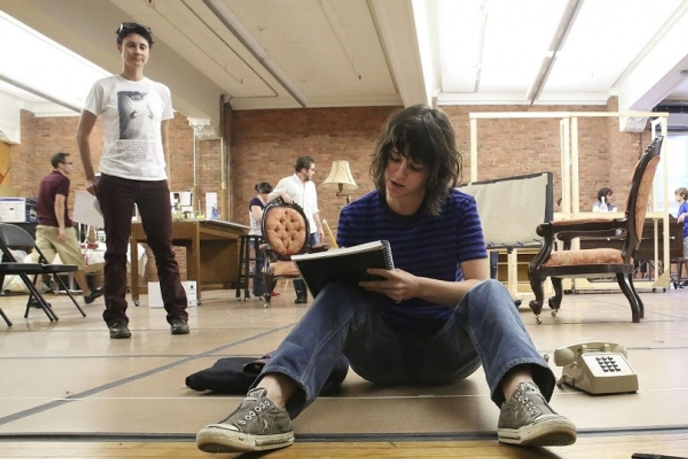 Photo Flash: In Rehearsal with Public Theater's FUN HOME  Image