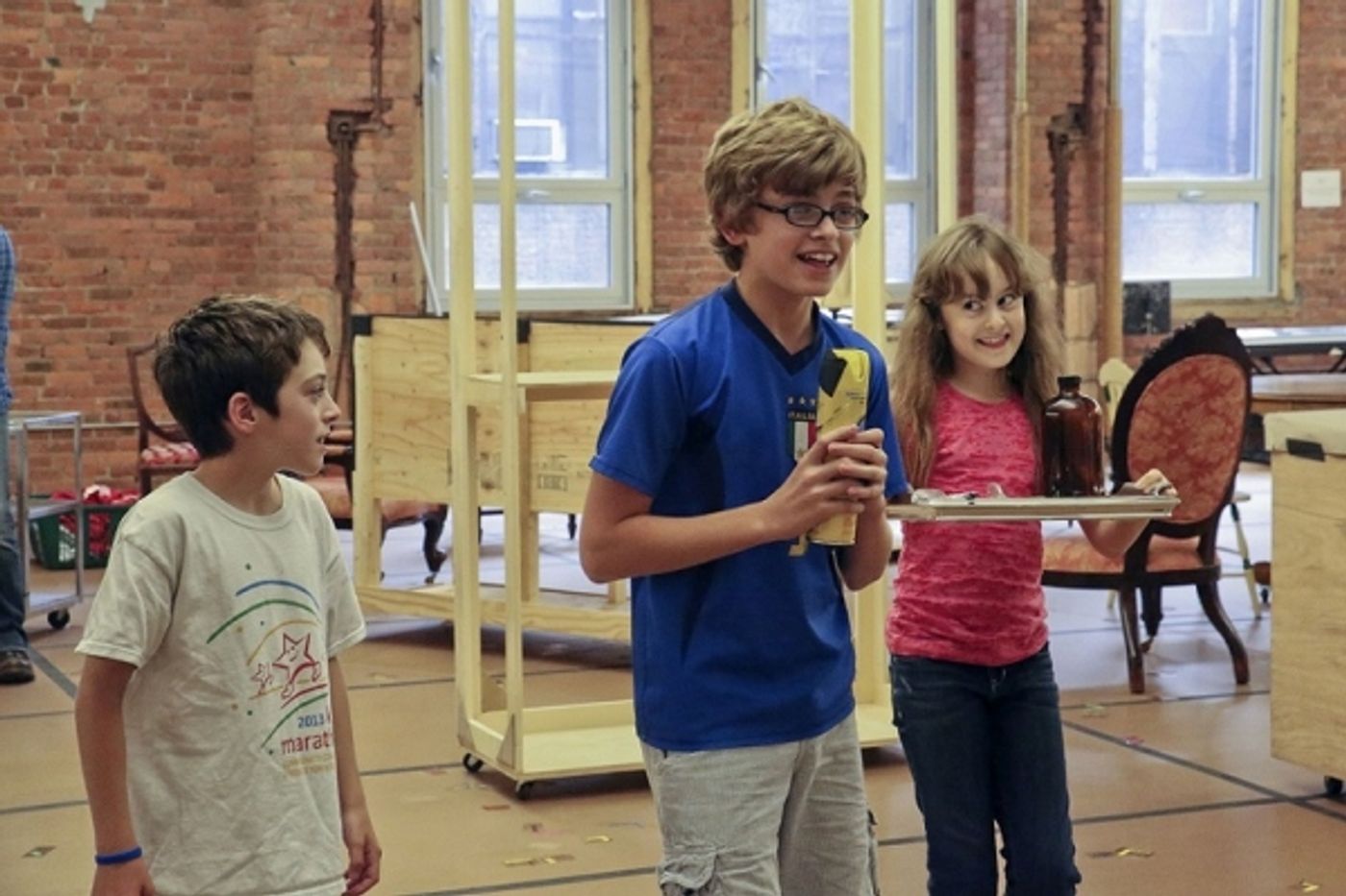 Photo Flash: In Rehearsal with Public Theater's FUN HOME  Image