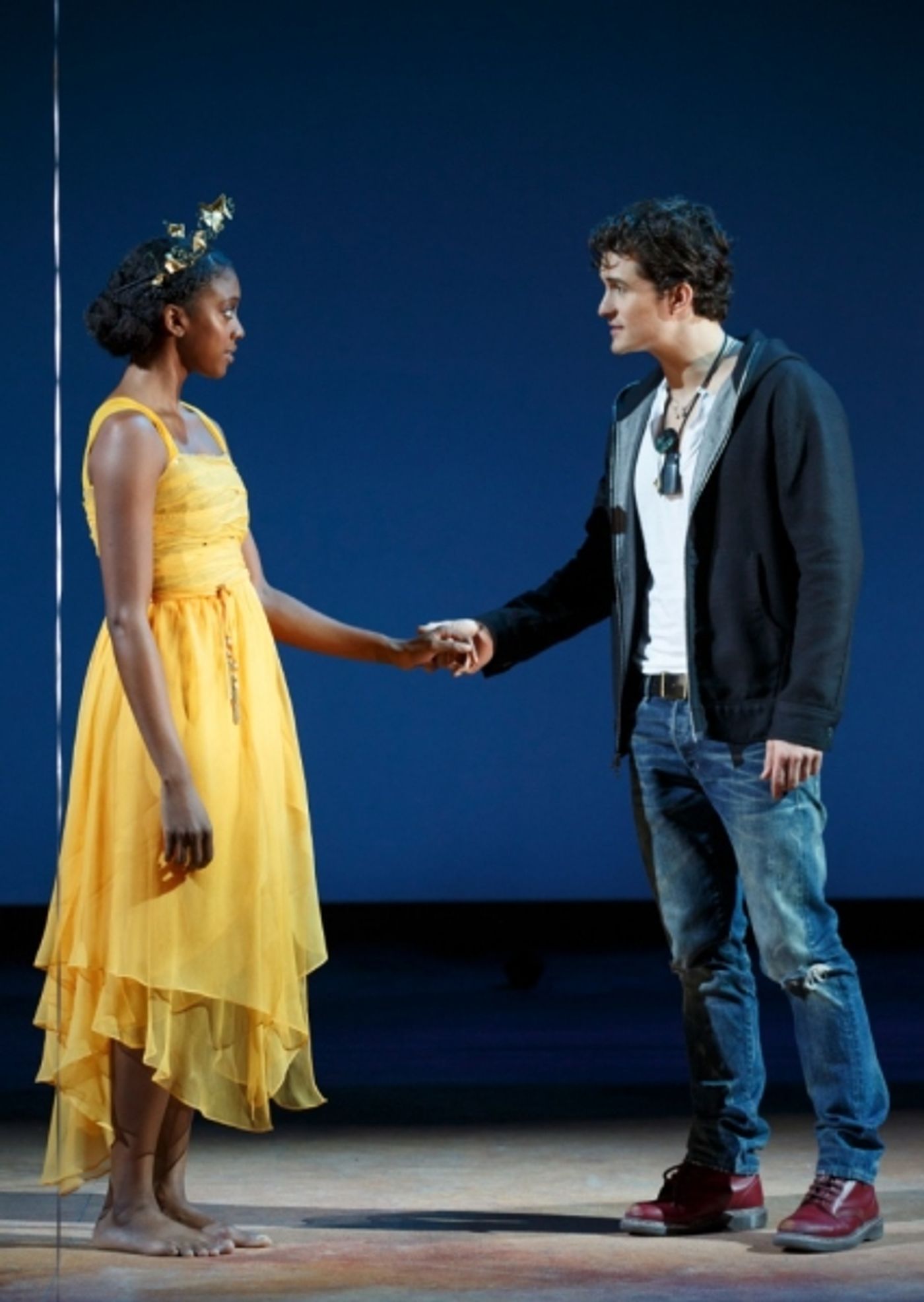 Photo Flash: First Look at Orlando Bloom & Condola Rashad as Star-Crossed Lovers in ROMEO AND JULIET  Image