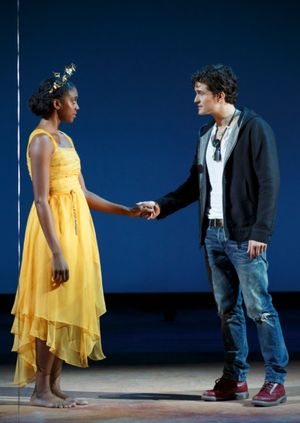 Condola Rashad, Orlando Bloom Photo