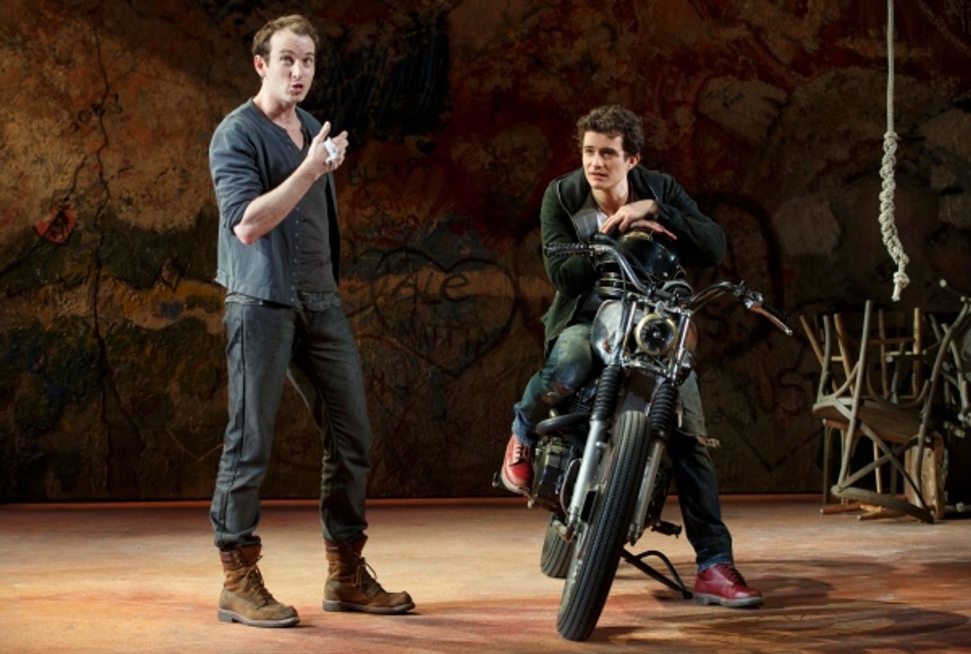 Photo Flash: First Look at Orlando Bloom & Condola Rashad as Star-Crossed Lovers in ROMEO AND JULIET  Image