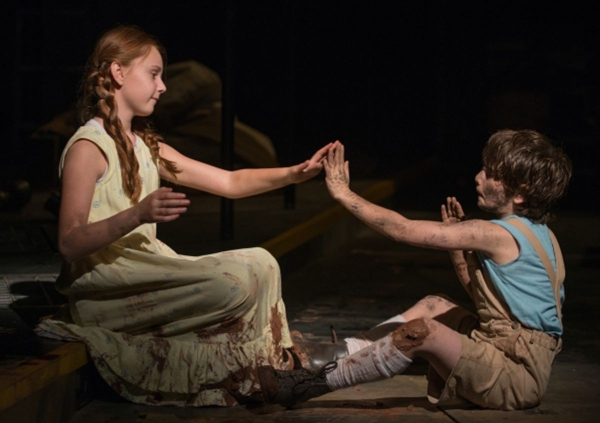 The Girl (Emma Gordon) and The Boy (Daniel Pass)  at 