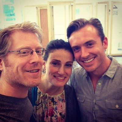 Anthony Rapp, Idina Menzel, James Snyder Photo