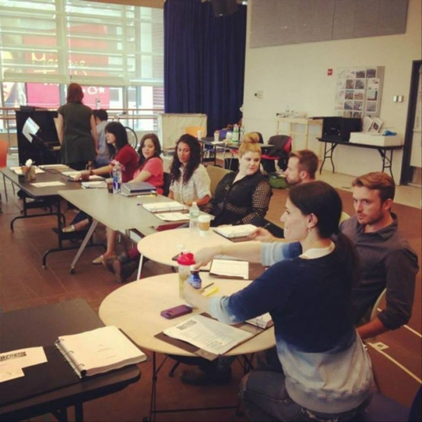 Photo Flash: In Rehearsal for IF/THEN with Idina Menzel, LaChanze, Anthony Rapp & More!  Image