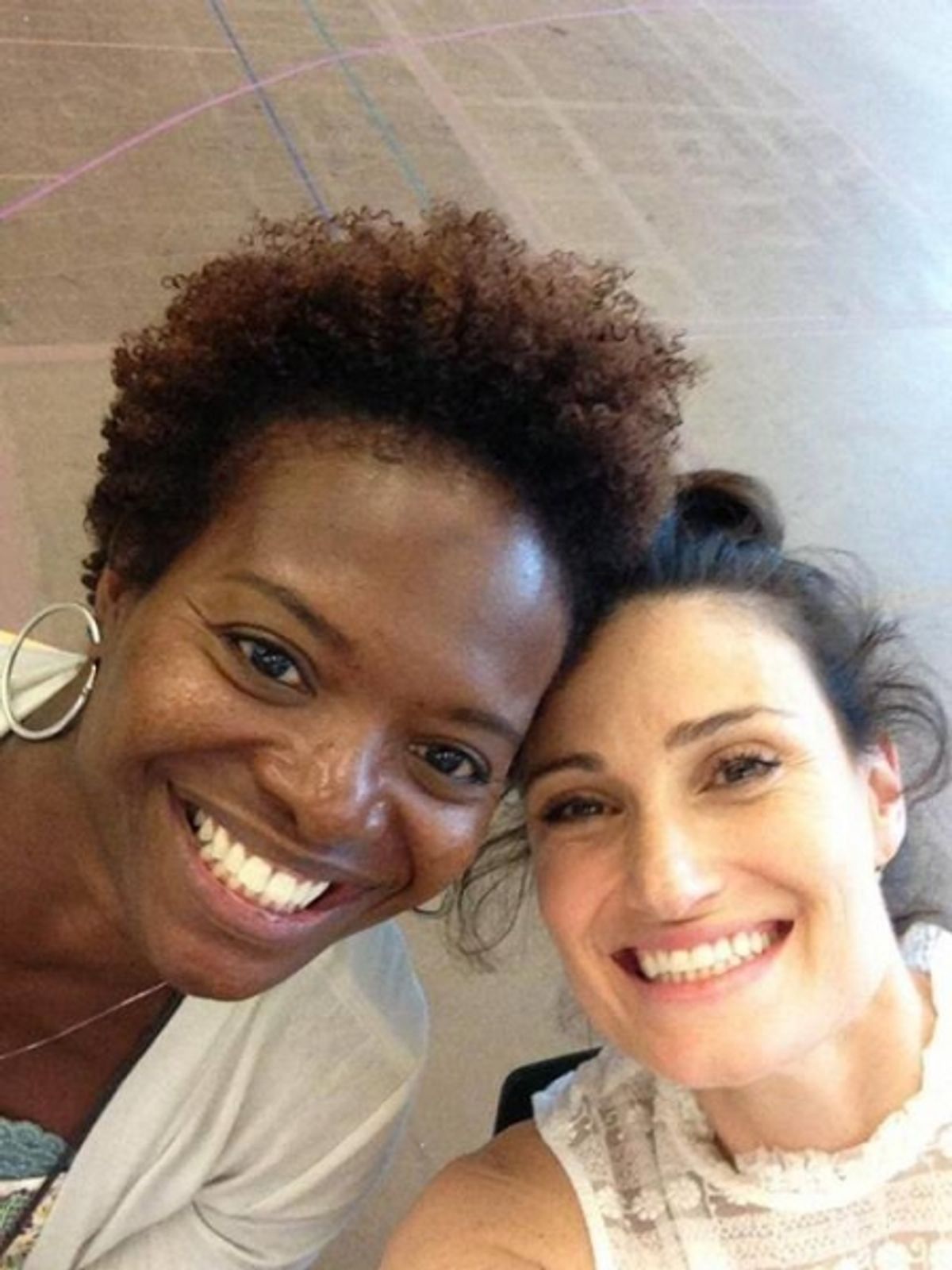 LaChanze, Idina Menzel at 