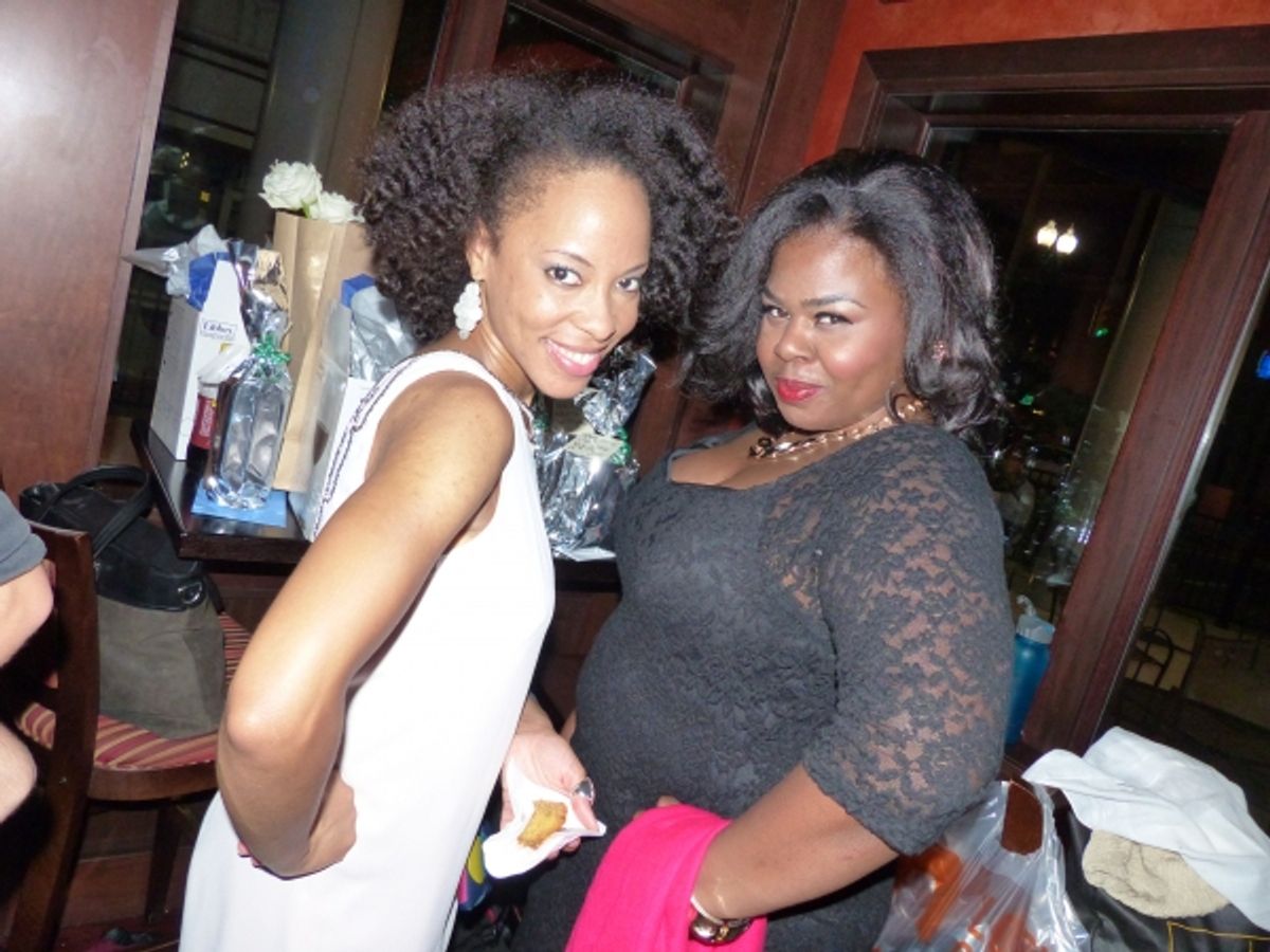 Shannan Johnson and Evette White  at 