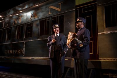 Francis Guinan (Tex) and Cleavant Derricks (Sylvester Sykes) Photo