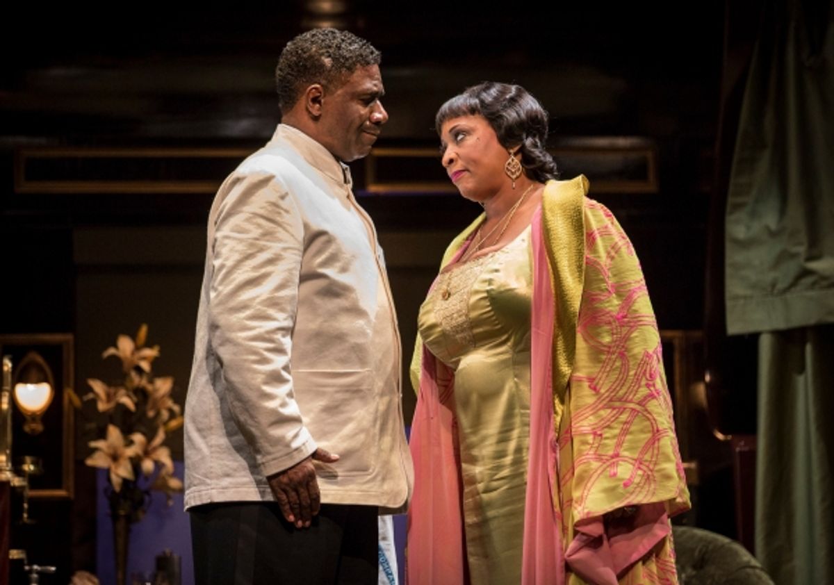 Cleavant Derricks (Sylvester Sykes) and E. Faye Butler (Sister Juba)  at 