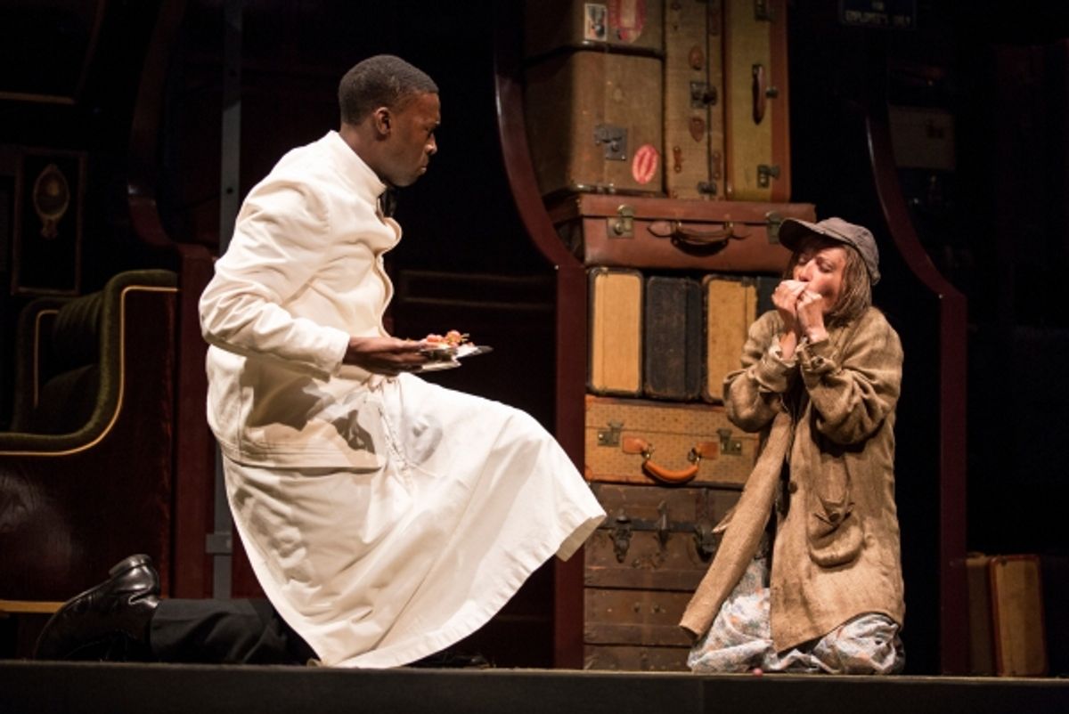 Tosin Morohunfola (Cephas Sykes) and Claire Kander (Lutie) at 