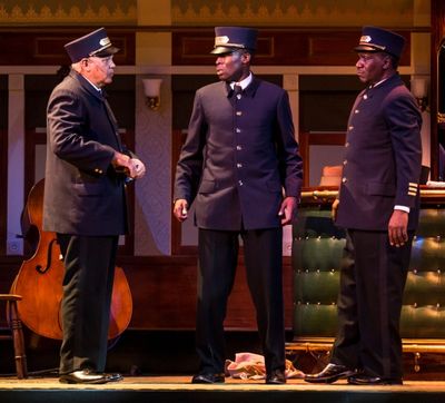 Larry Marshall (Monroe Sykes), Tosin Morohunfola (Cephas Sykes) and Cleavant Derricks Photo