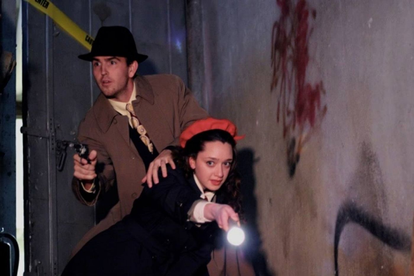 Photo Flash: Seth Thomas Schmitt-Hall and Victoria Rose Bonito in Villanova Theatre's RED HERRING Image