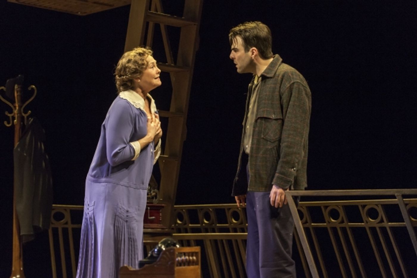 Photo Coverage: Quinto, Jones, Keenan-Bolger & Smith On Stage in THE GLASS MENAGERIE  Image