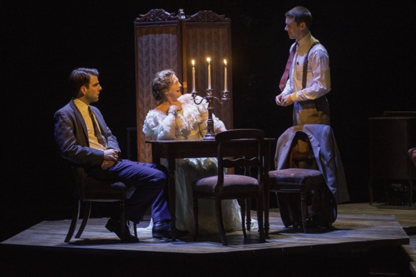 Photo Coverage: Quinto, Jones, Keenan-Bolger & Smith On Stage in THE GLASS MENAGERIE  Image