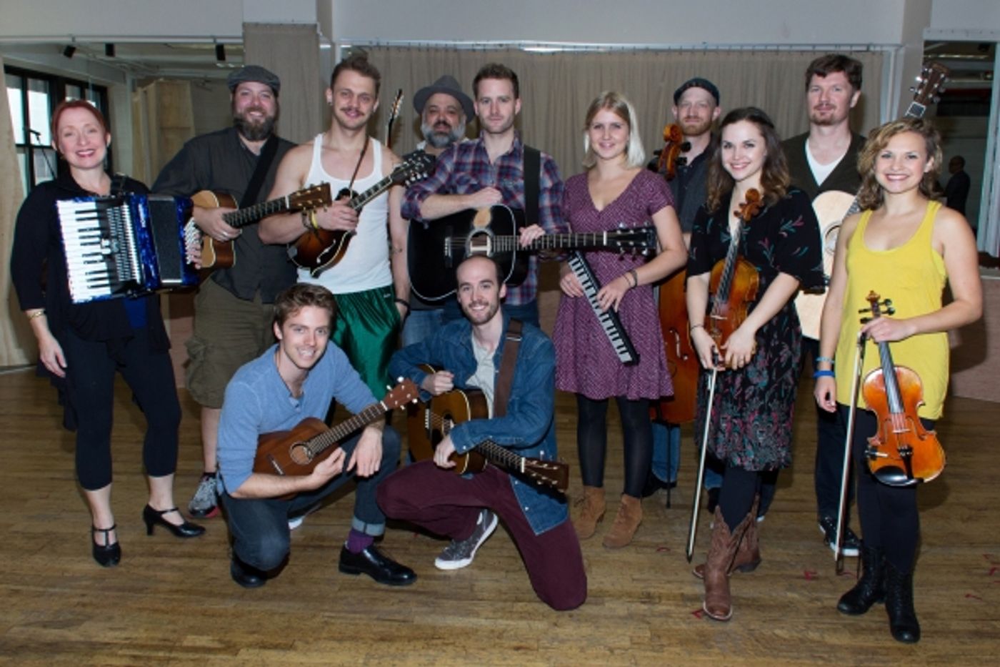 Photo Coverage: In Rehearsal with the Cast of ONCE National Tour Image