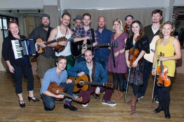 John Tiffany and the cast of ONCE Photo