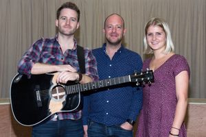 Stuart Ward, John Tiffany, Dani De Waal @ BroadwayWorld Stuart Ward, John Tiffany, Dani De Waal Photo