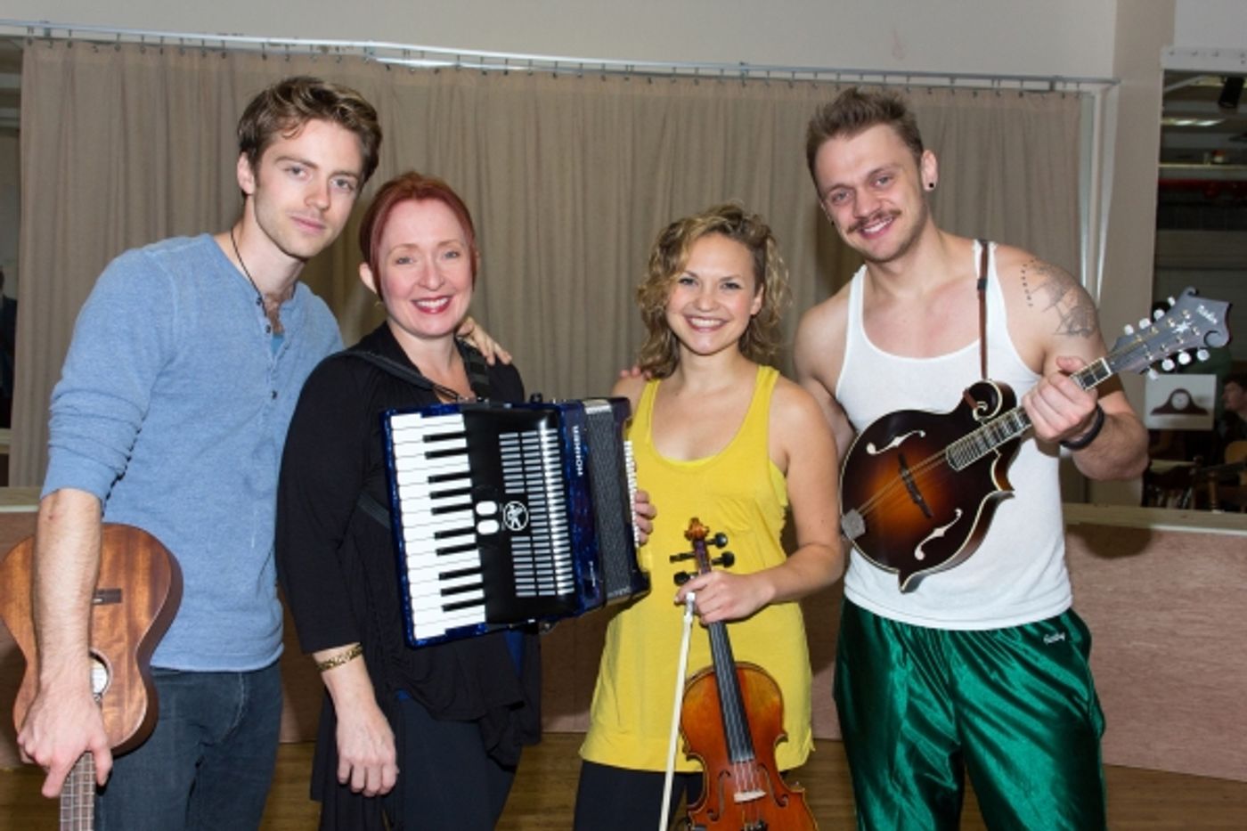Photo Coverage: In Rehearsal with the Cast of ONCE National Tour Image