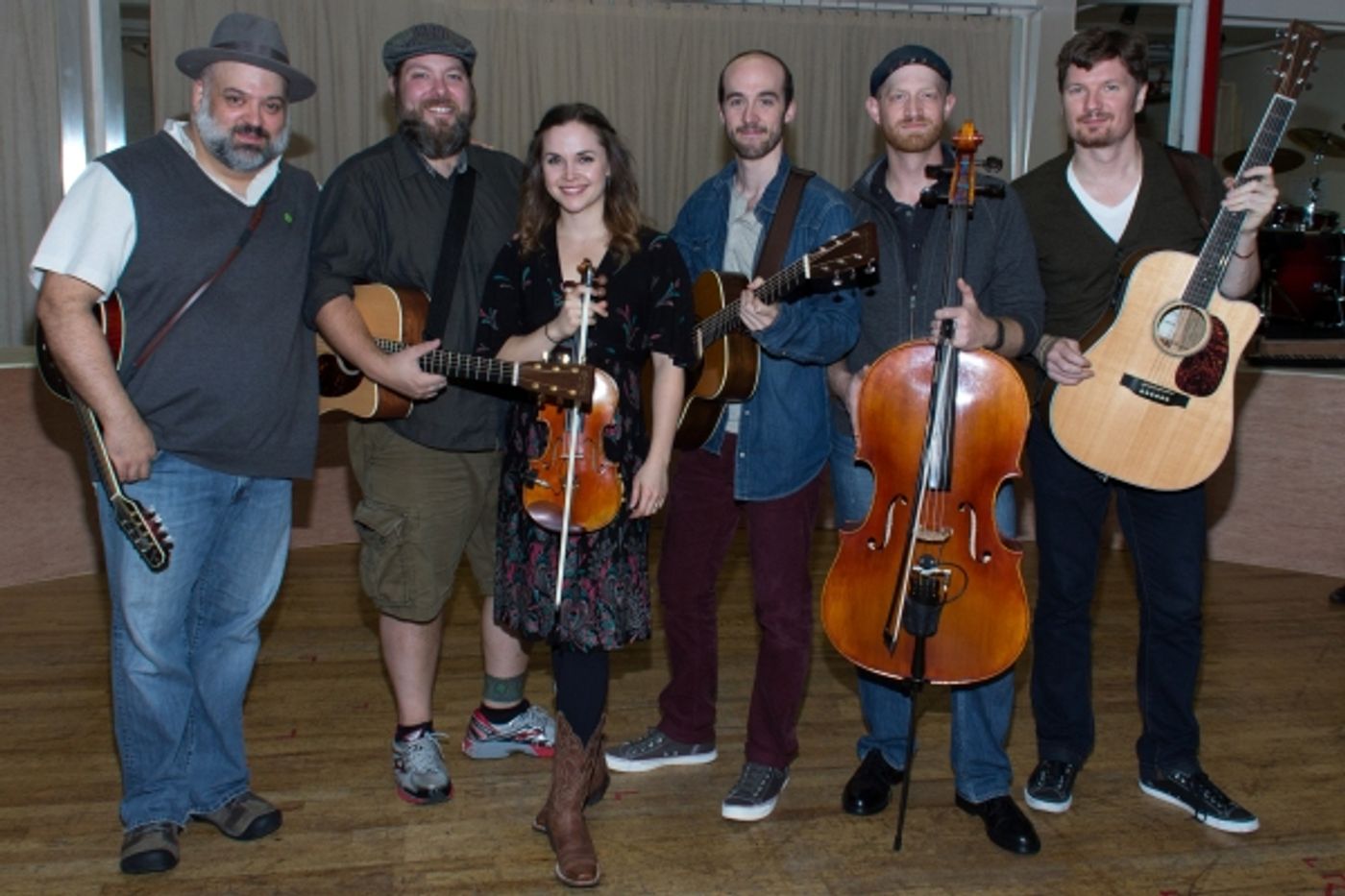 Photo Coverage: In Rehearsal with the Cast of ONCE National Tour Image
