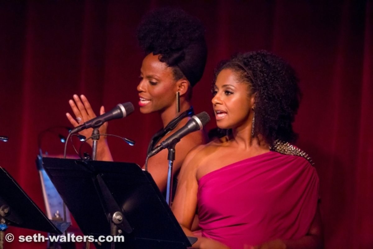 Kimberly Marable and Nicole Lewis at 