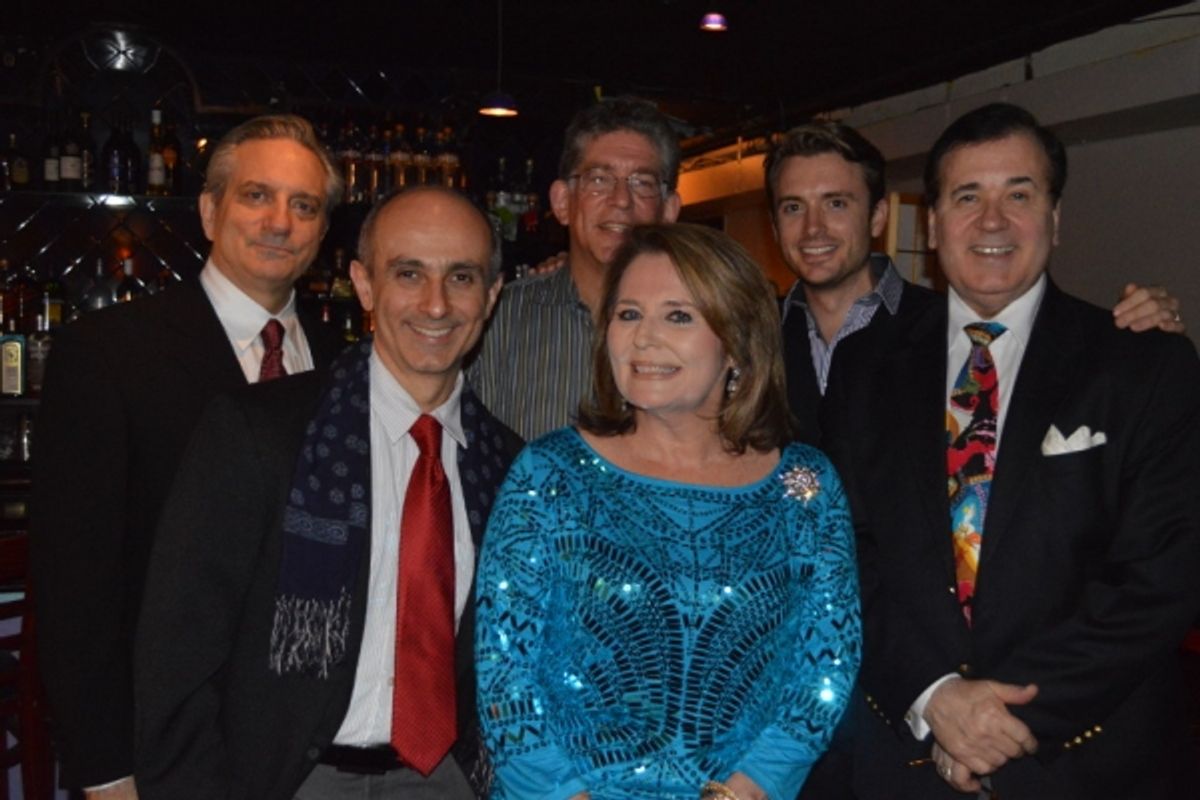 Martin VIdnovic, Stephen de Rosa, Paul Chamlin, Lee Roy Reams, in front Randie Levine Miller at 