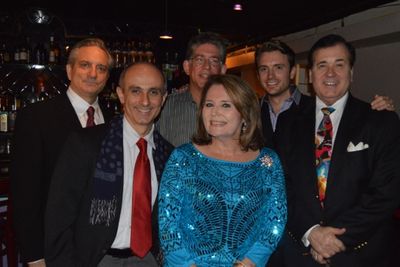 Martin VIdnovic, Stephen de Rosa, Paul Chamlin, Lee Roy Reams, in front Randie Levine Photo
