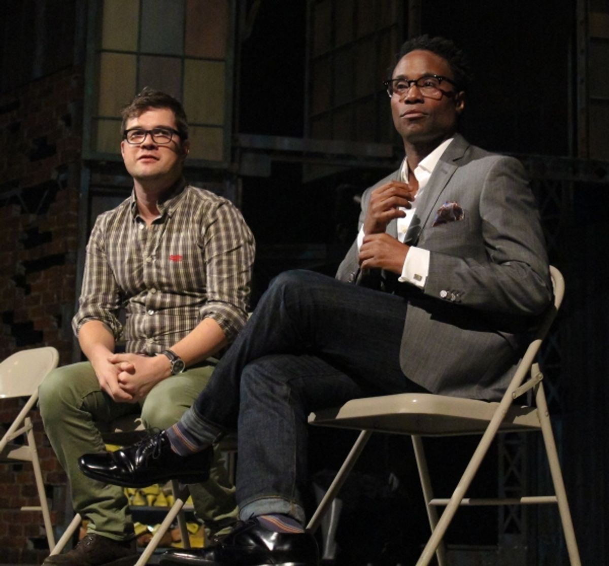 Stephen Oremus and Billy Porter at 