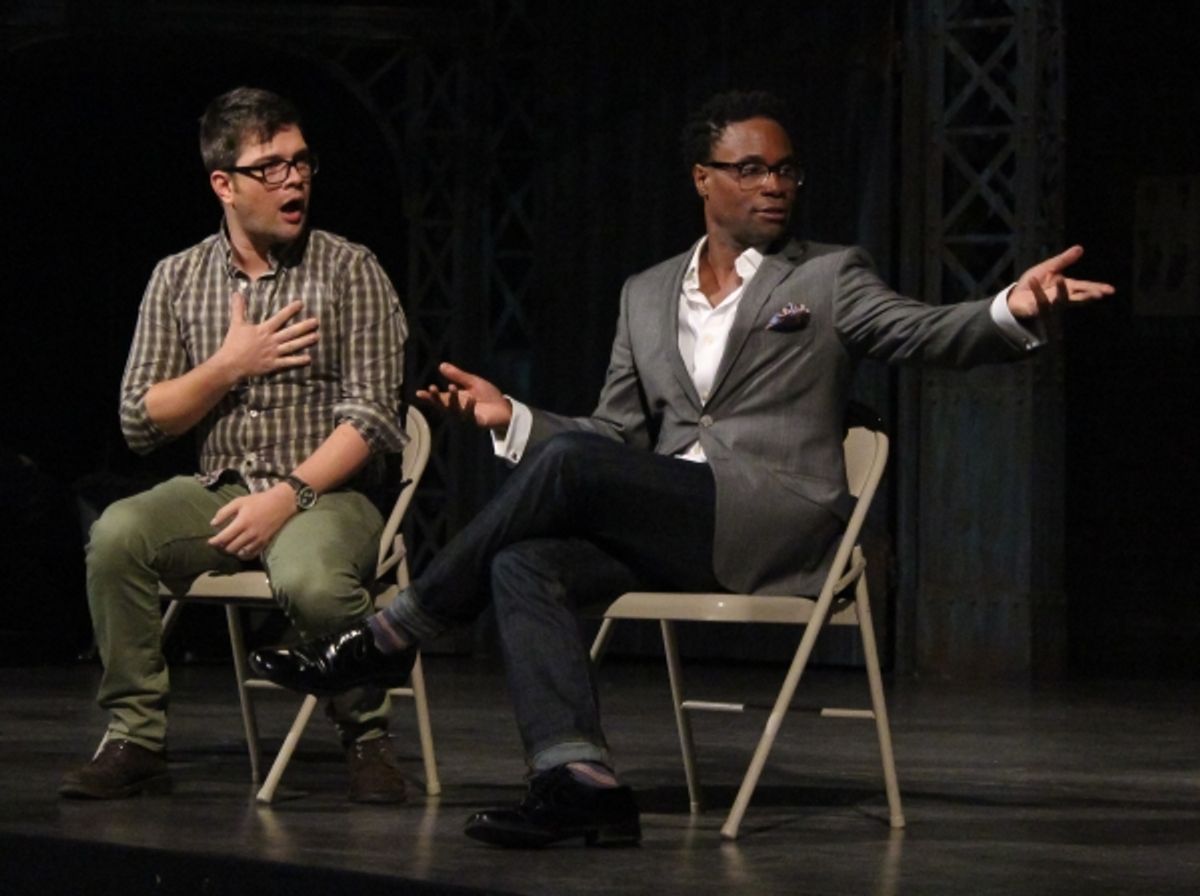 Stephen Oremus and Billy Porter at 