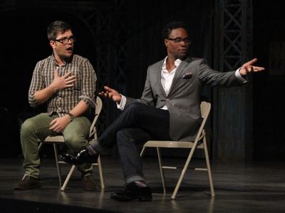 Stephen Oremus and Billy Porter Photo