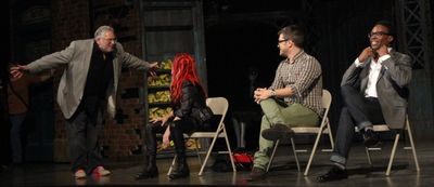 Harvey Fierstein, Cyndi Lauper, Stephen Oremus and Billy Porter Photo