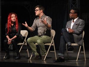 Cyndi Lauper, Stephen Oremus and Billy Porter @ BroadwayWorld Cyndi Lauper, Stephen Oremus and Billy Porter Photo