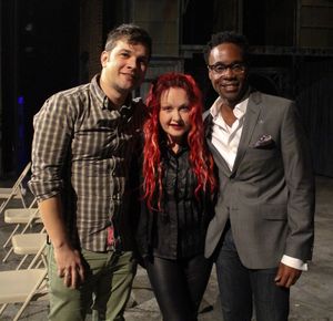 Stephen Oremus, Cyndi Lauper and Billy Porter @ BroadwayWorld Stephen Oremus, Cyndi Lauper and Billy Porter Photo