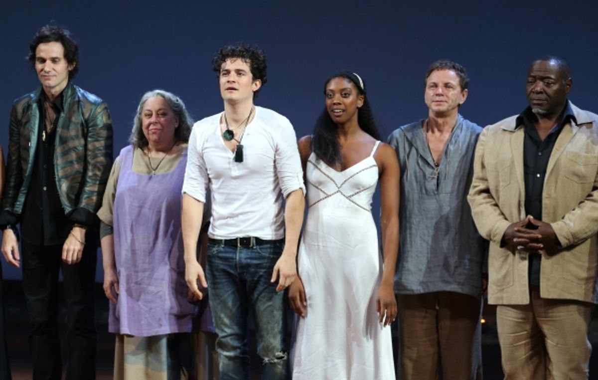 Christian Camargo, Jayne Houdyshell, Orlando Bloom, Condola Rashad, Brent Carver, Chuck Cooper  at 