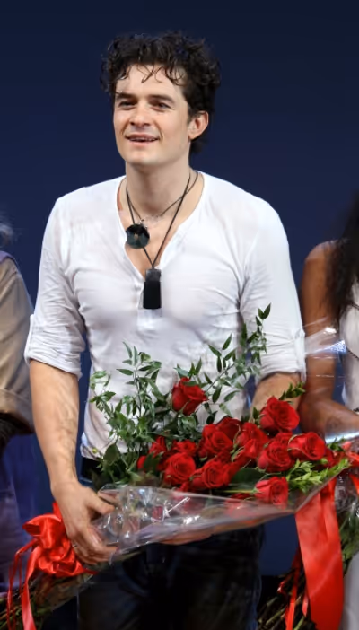 Orlando Bloom during the Broadway Opening Night Performance Curtain Call for ''Romeo  Photo