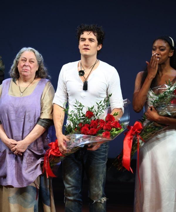 Jayne Houdyshell, Orlando Bloom & Condola Rashad  Photo