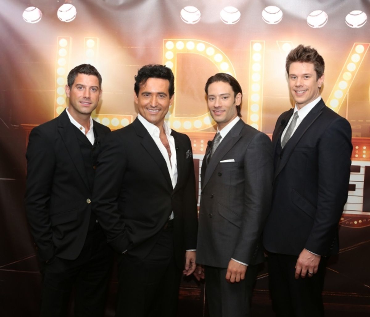 Sebastien Izambard, Carlos Marin, Urs Buhler and David Miller from IL DIVO at 