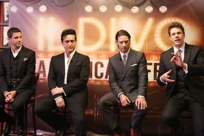 Sebastien Izambard, Carlos Marin, Urs Buhler and David Miller from IL DIVO Photo
