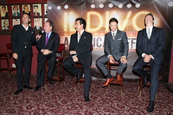 Jimmy Nederlandert introduces Sebastien Izambard, Carlos Marin, Urs Buhler and David  Photo