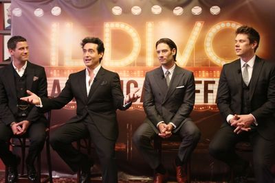 Sebastien Izambard, Carlos Marin, Urs Buhler and David Miller from IL DIVO Photo
